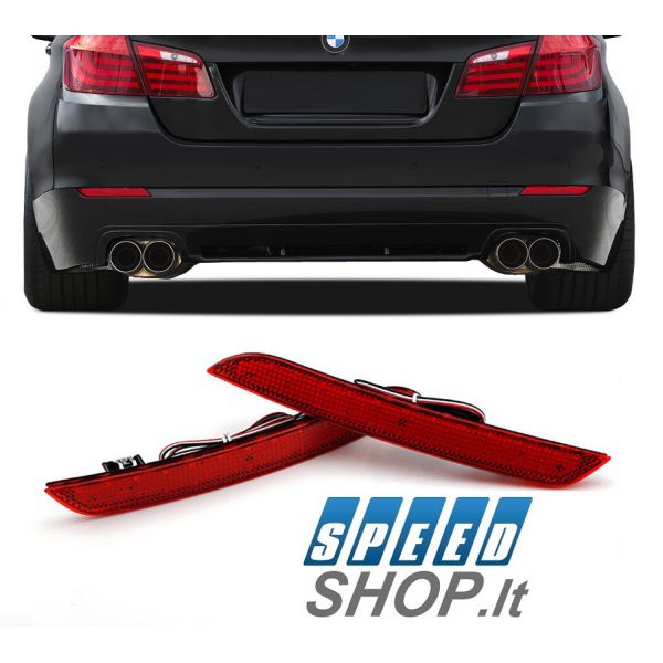 BMW 5 (F10-F11) bamperio atšvaitai LED